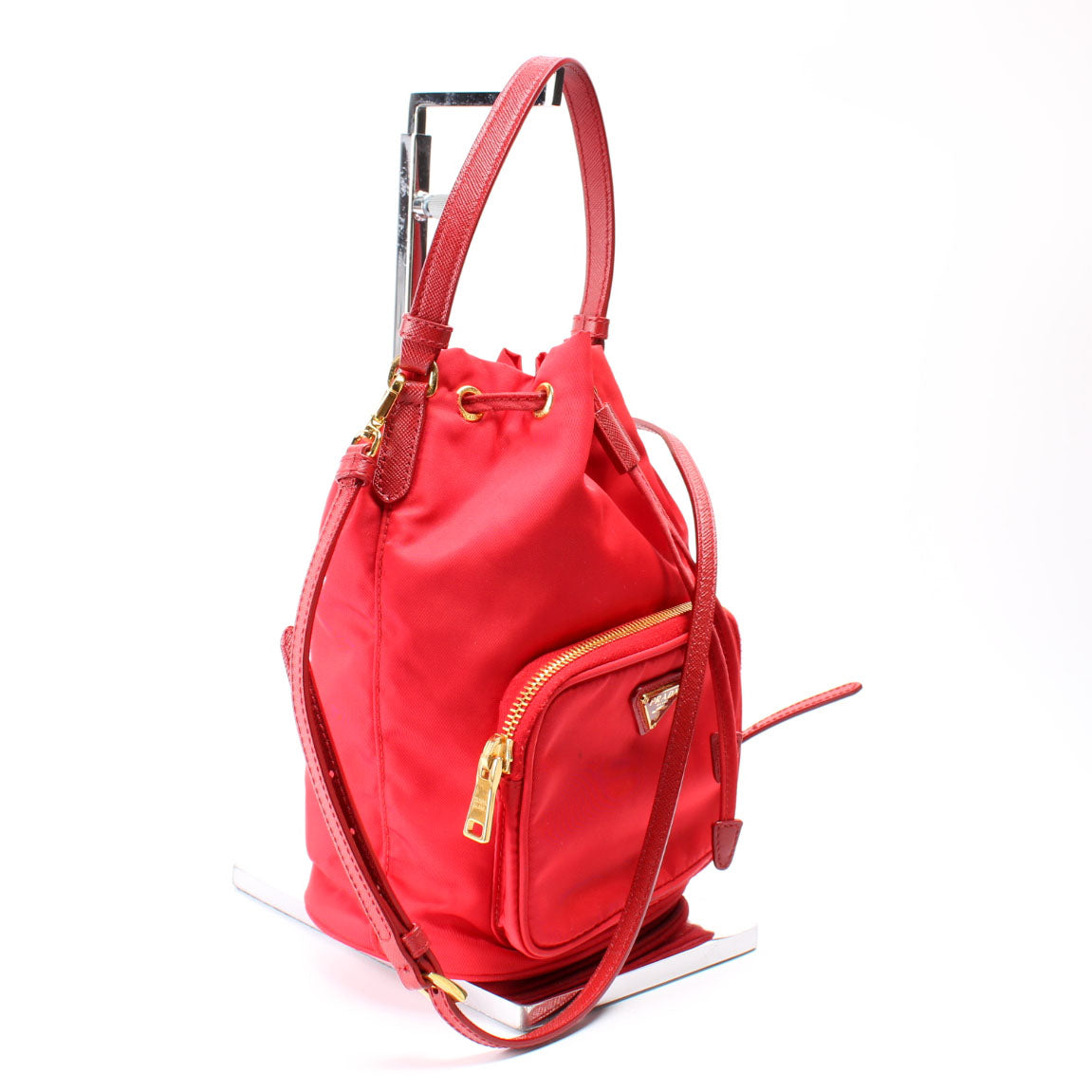 Prada Vela Bag Nylon Bucket Bucket Bag