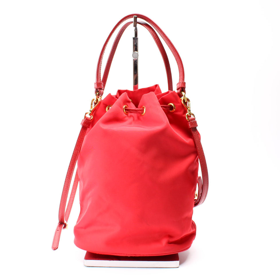 Prada Vela Bag Nylon Bucket Bucket Bag