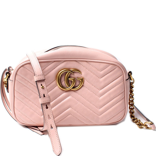 Gucci Marmont Camera Leather Small Crossbody Bag Bag 10