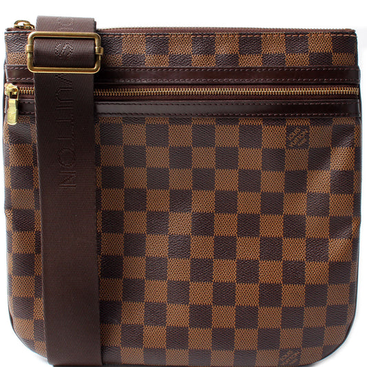 Louis Vuitton Pochette Bosphore Ebene Damier Clutch Bag Ebene 7
