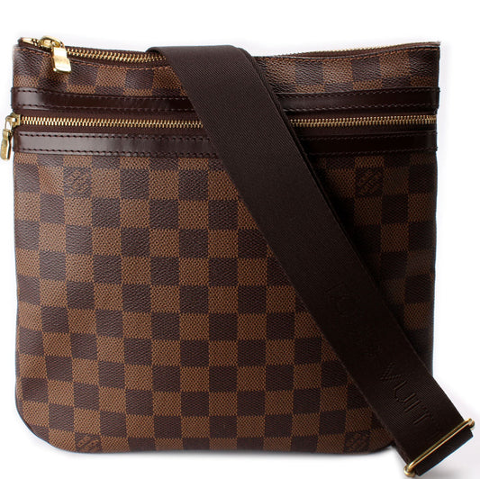 Louis Vuitton Pochette Bosphore Ebene Damier Clutch Bag A 1