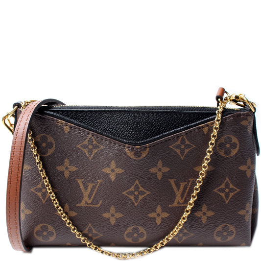 Louis Vuitton Pallas Monogram Clutch Bag Monogram 7