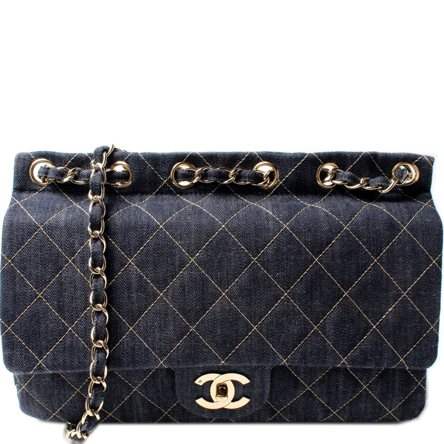 Chanel Denim Flap 10M Handbag