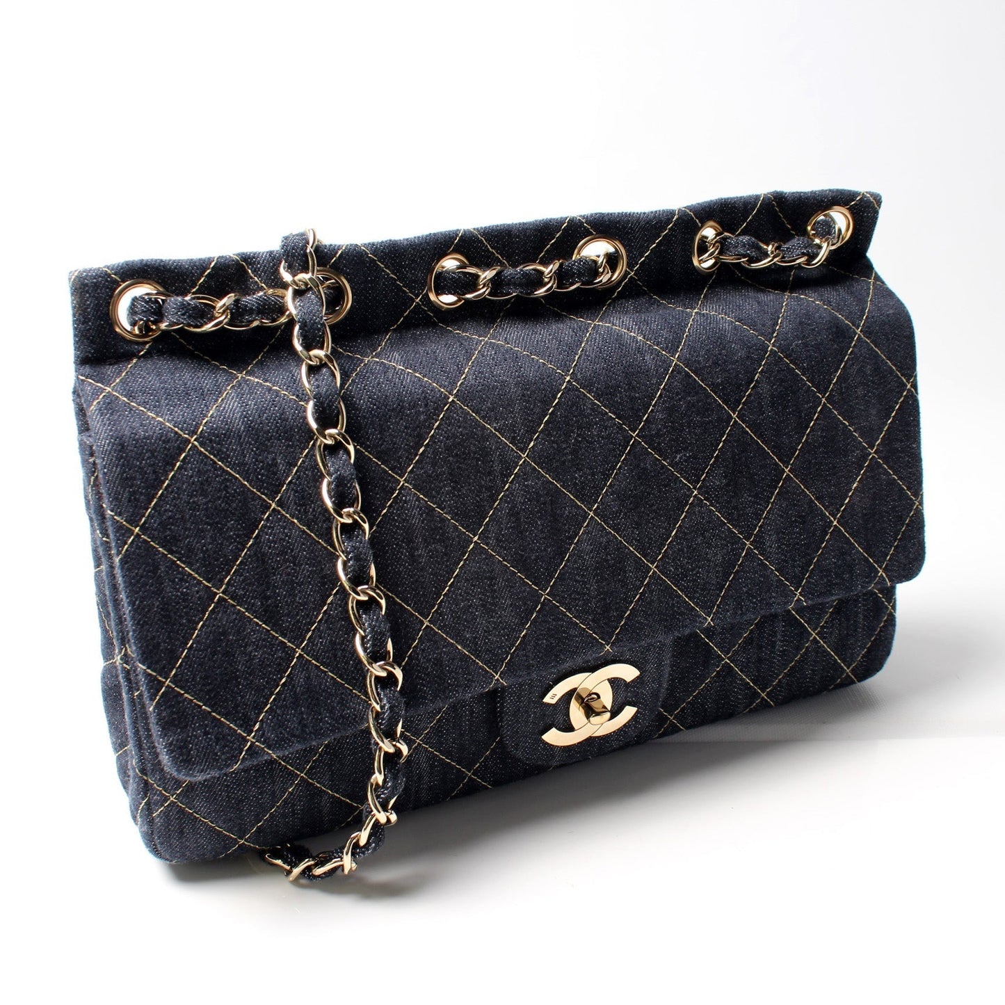Chanel Denim Flap 10M Handbag