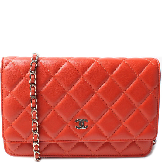 Chanel WOC Classic Quilted Lambskin 20M Clutch Bag