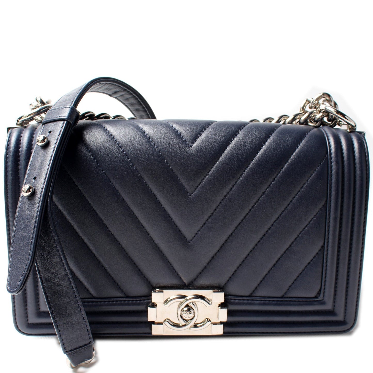 Chanel Boy Flap Old Lambskin 22M Handbag