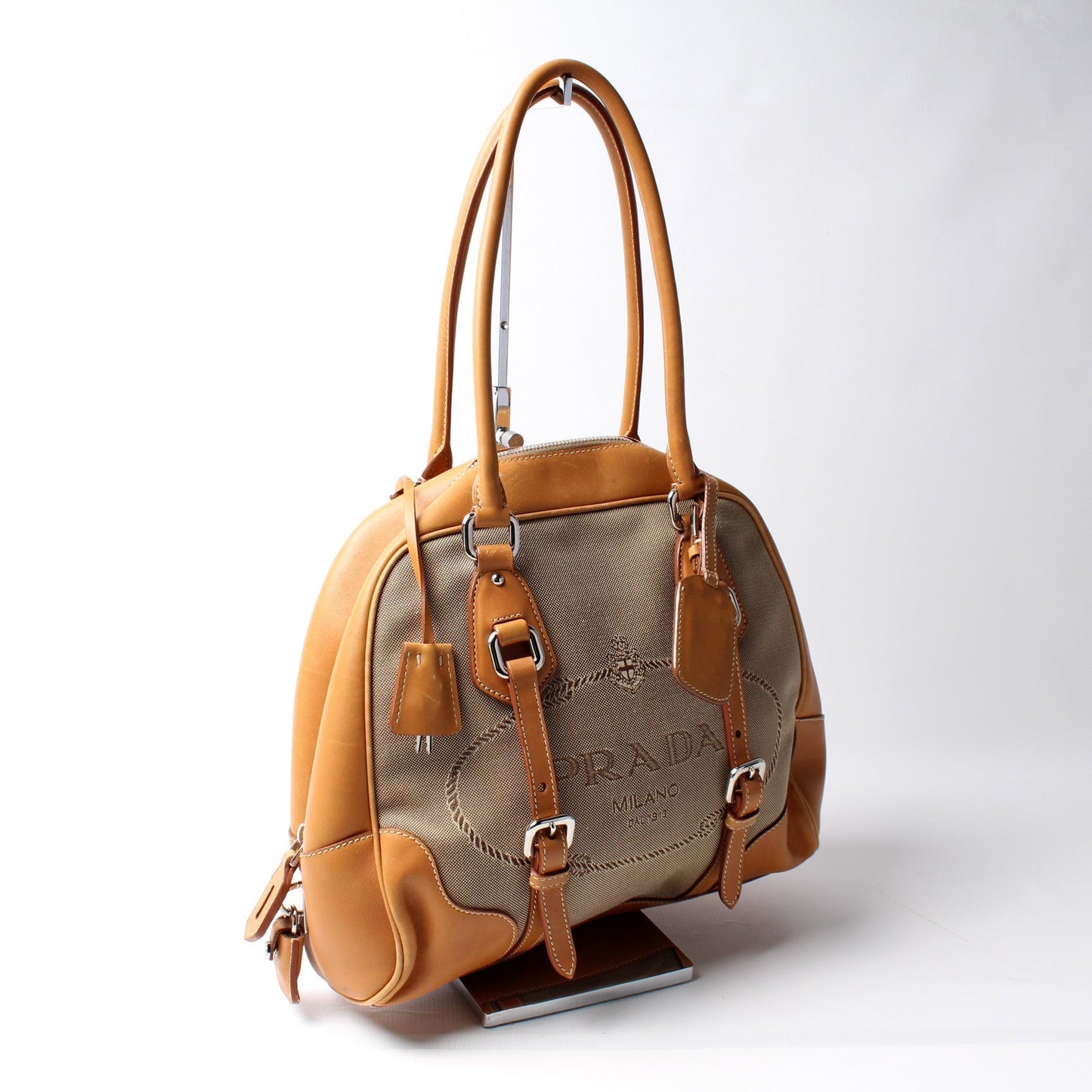 Prada Corda Jacquard Bag Travel Bag