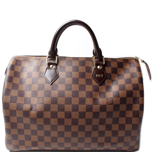 Louis Vuitton Speedy 35 Ebene Damier Handbag Ebene 18