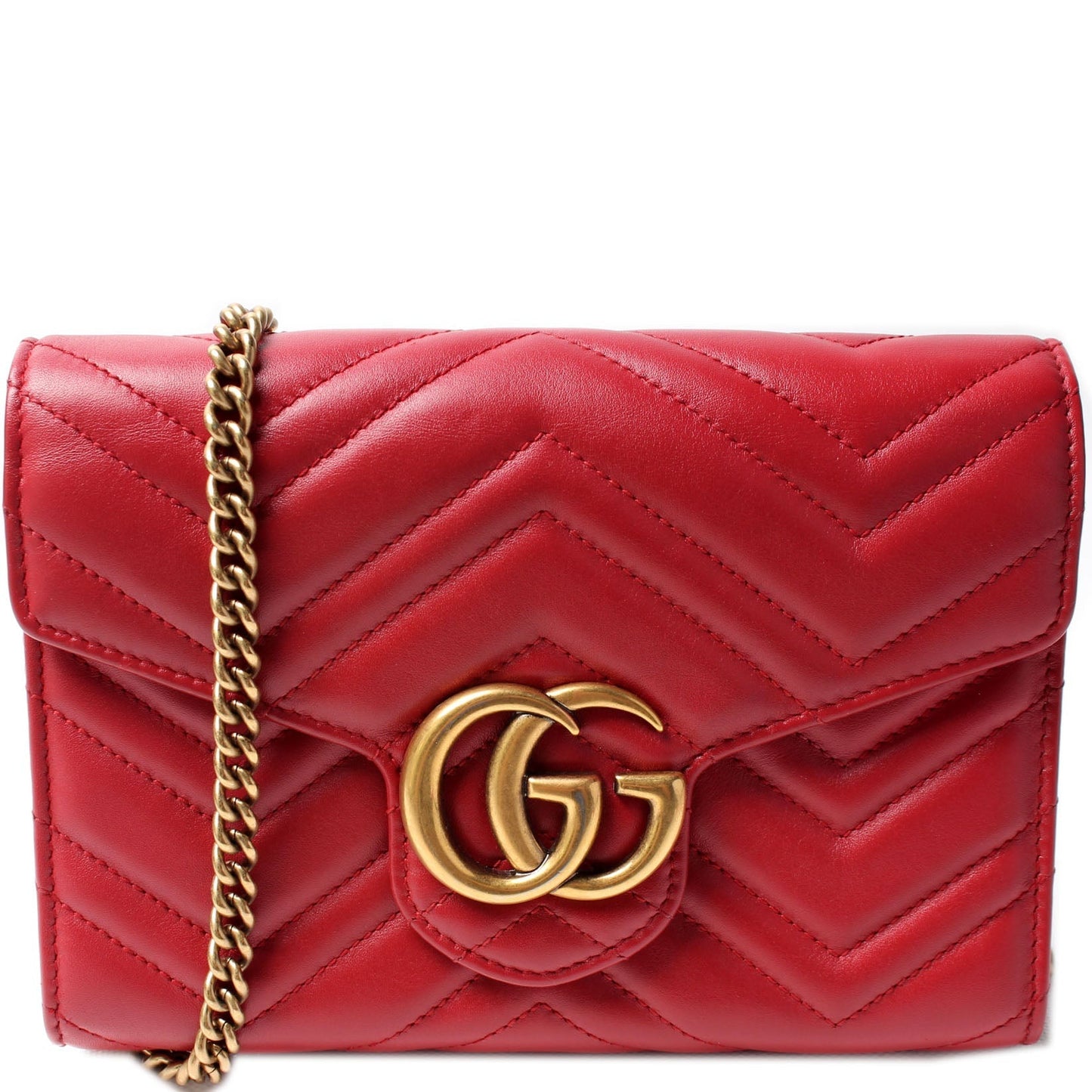 Gucci Marmont Chain Wallet Case Wallet 7
