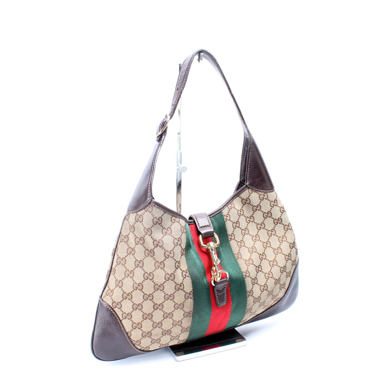 Gucci Web Jackie Shoulder Bag