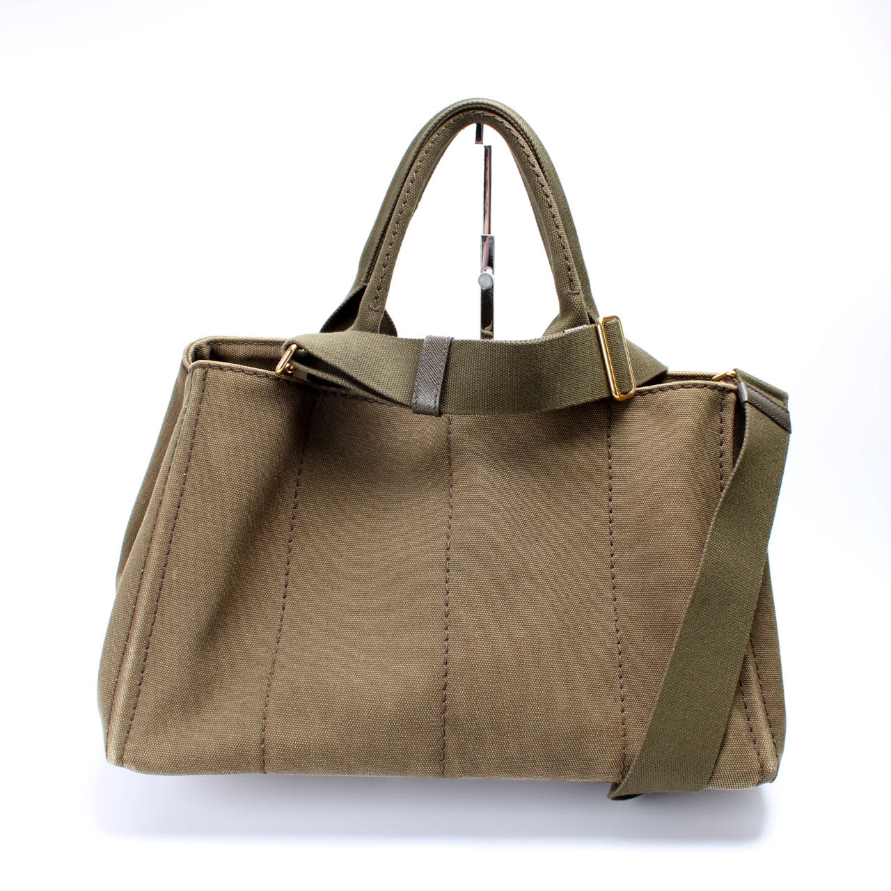 Prada Canapa Tote Bag Canvas Medium