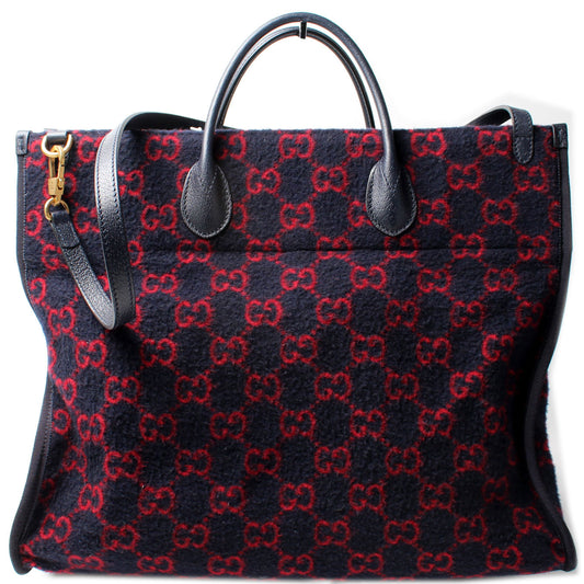 Gucci GG Wool Apparel Wool Tote