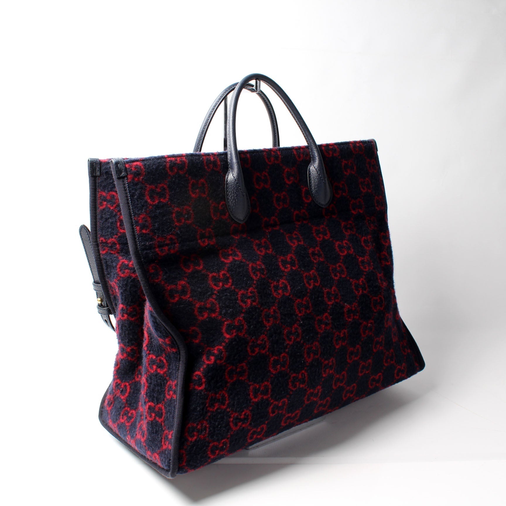Gucci GG Wool Apparel Wool Tote