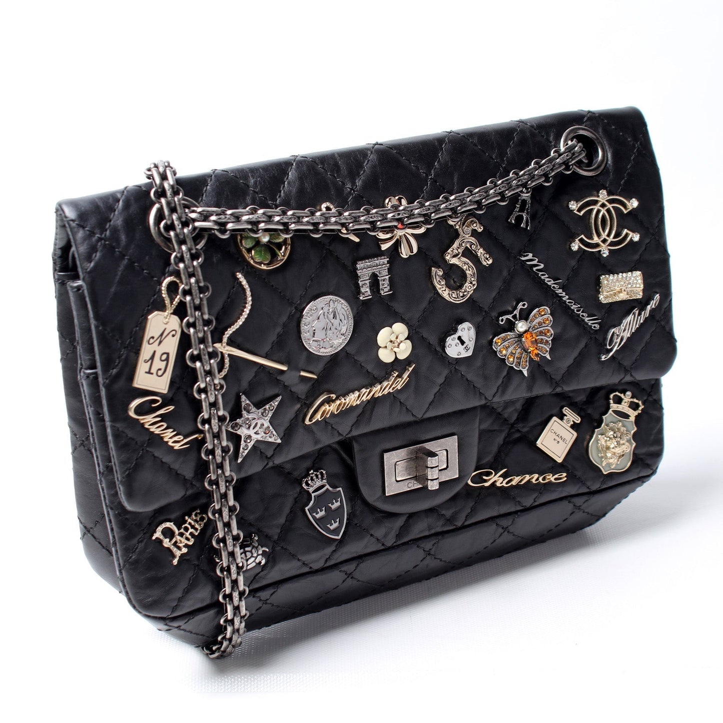 Chanel 2.55 Reissue 225 Charms Calf 16M Key Chain