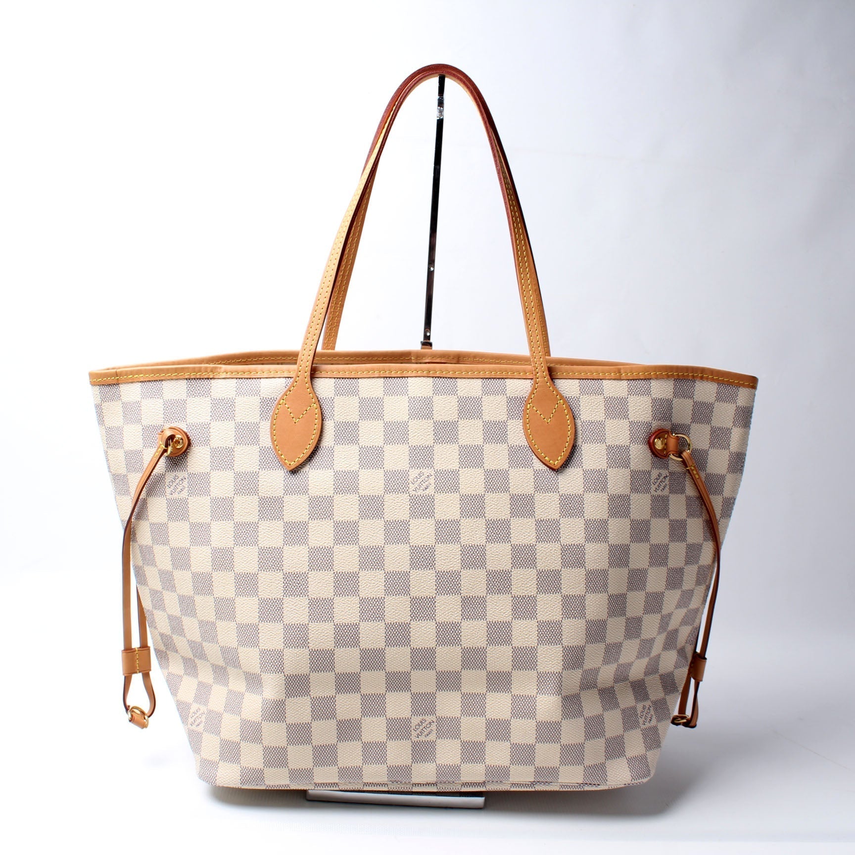 Louis Vuitton Neverfull MM Azur Damier Tote Bag Azur 66