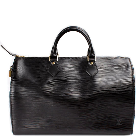 Louis Vuitton Speedy 35 Epi Handbag Epi 12