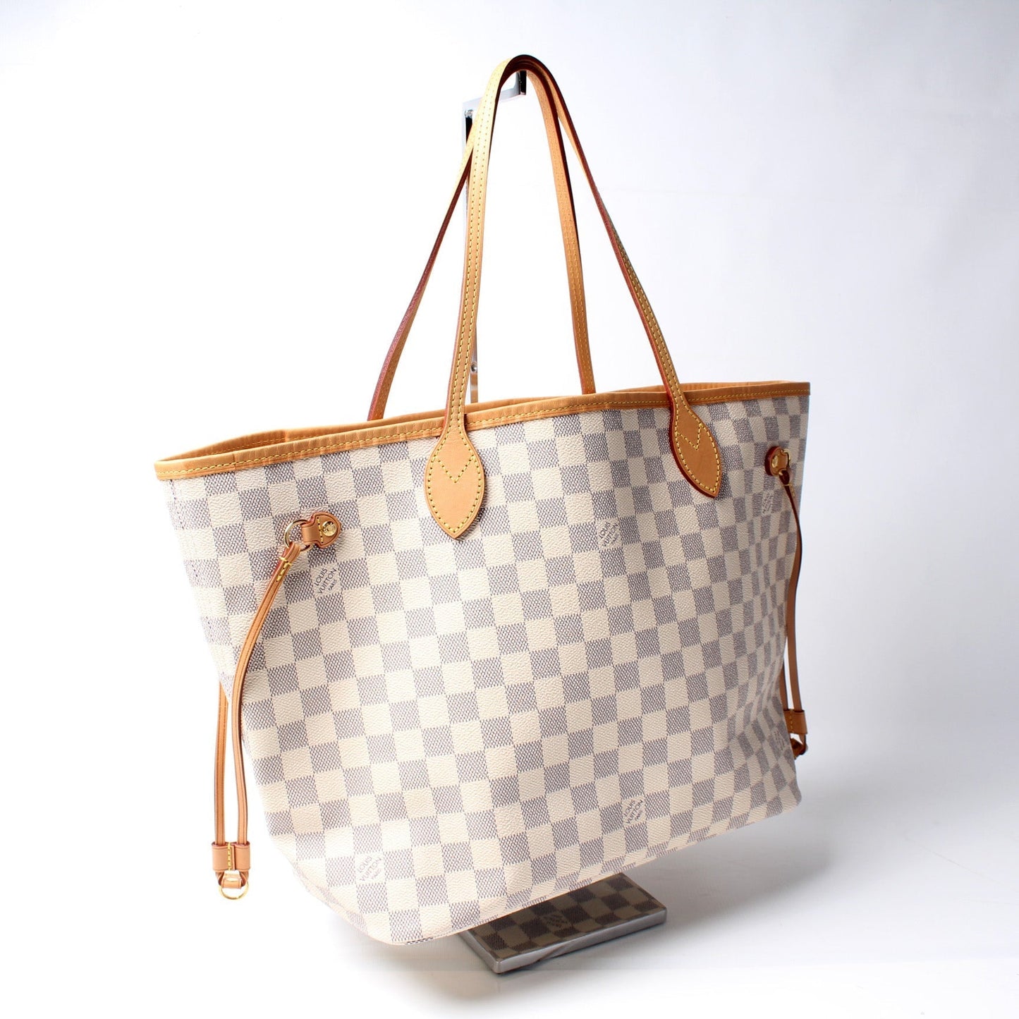 Louis Vuitton Neverfull MM Azur Damier Tote Bag Azur 58