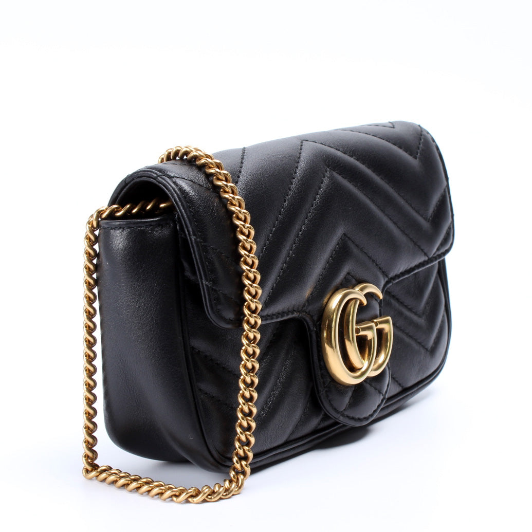 Gucci Marmont Super Mini Flap Travel Bag