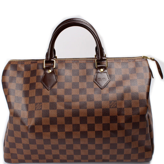 Louis Vuitton Speedy 35 Ebene Damier Handbag Ebene 20
