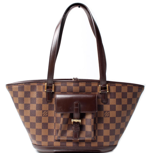 Louis Vuitton Manosque PM Ebene Damier Handbag