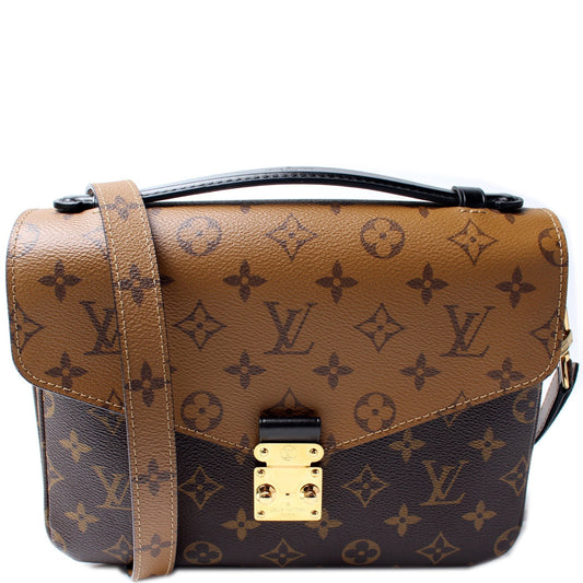 Louis Vuitton Pochette Metis Reverse Monogram Clutch Bag Monogram 6