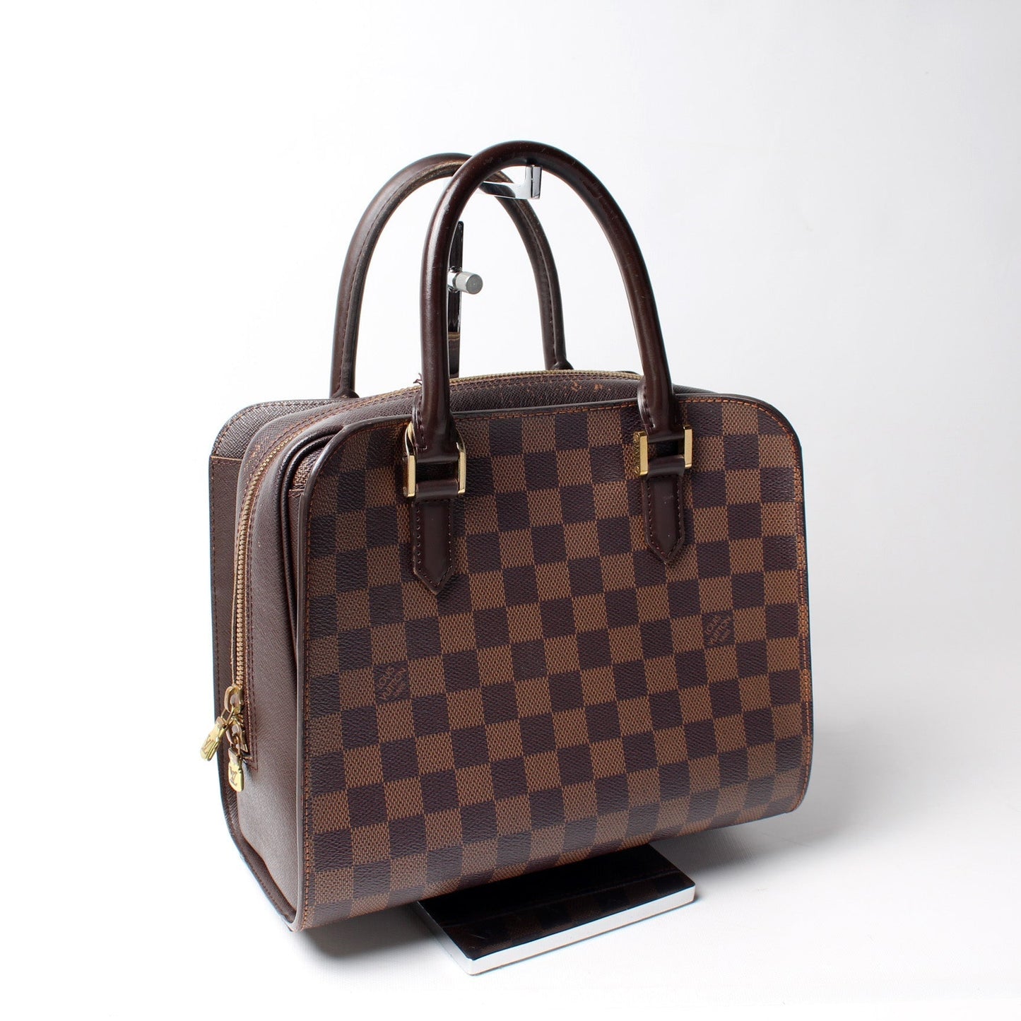 Louis Vuitton Triana Ebene Damier Handbag