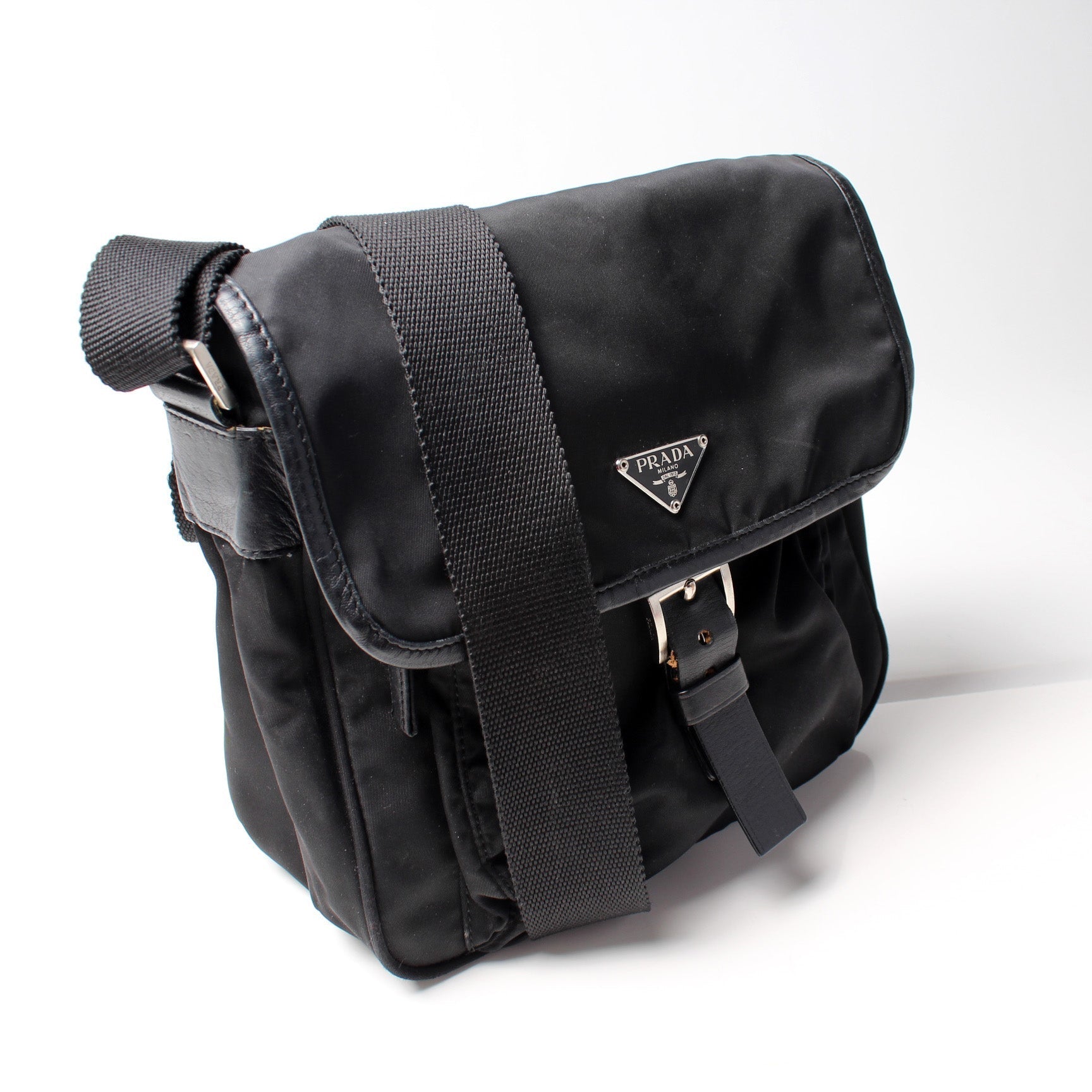 Prada Messenger Bag Nylon Small Travel Bag