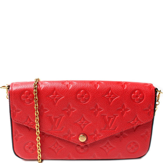 Louis Vuitton Pochette Felicie Empreinte Clutch Bag Empreinte 26