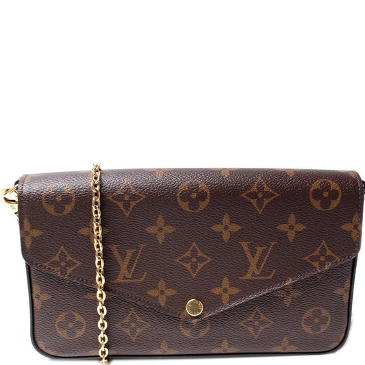 Louis Vuitton Pochette Felicie Monogram Clutch Bag Monogram 45