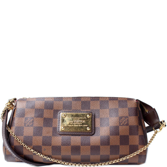 Louis Vuitton Eva Ebene Damier Clutch Bag Ebene 20