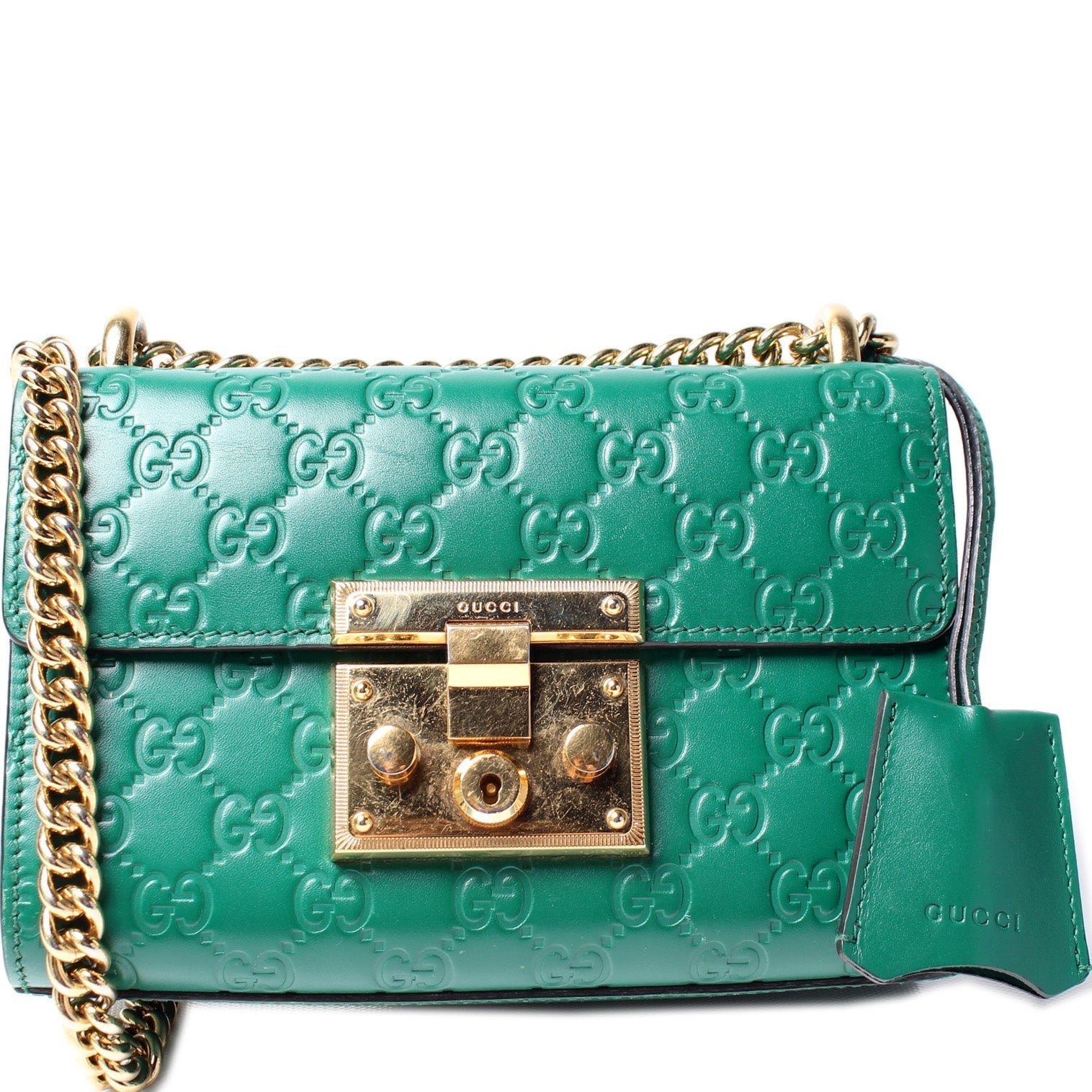 Gucci Padlock Small Travel Bag Guccissima Small