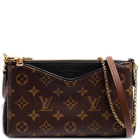 Louis Vuitton Pallas Monogram Clutch Bag Monogram 9