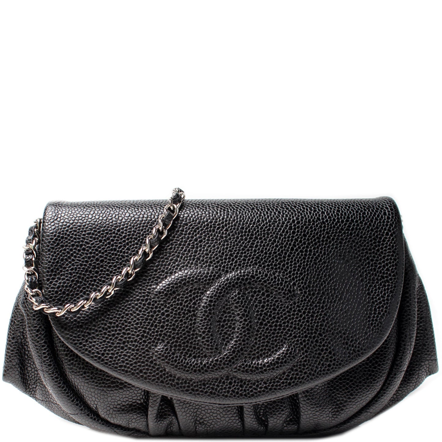 Chanel WOC Half Moon Caviar 18M Clutch Bag