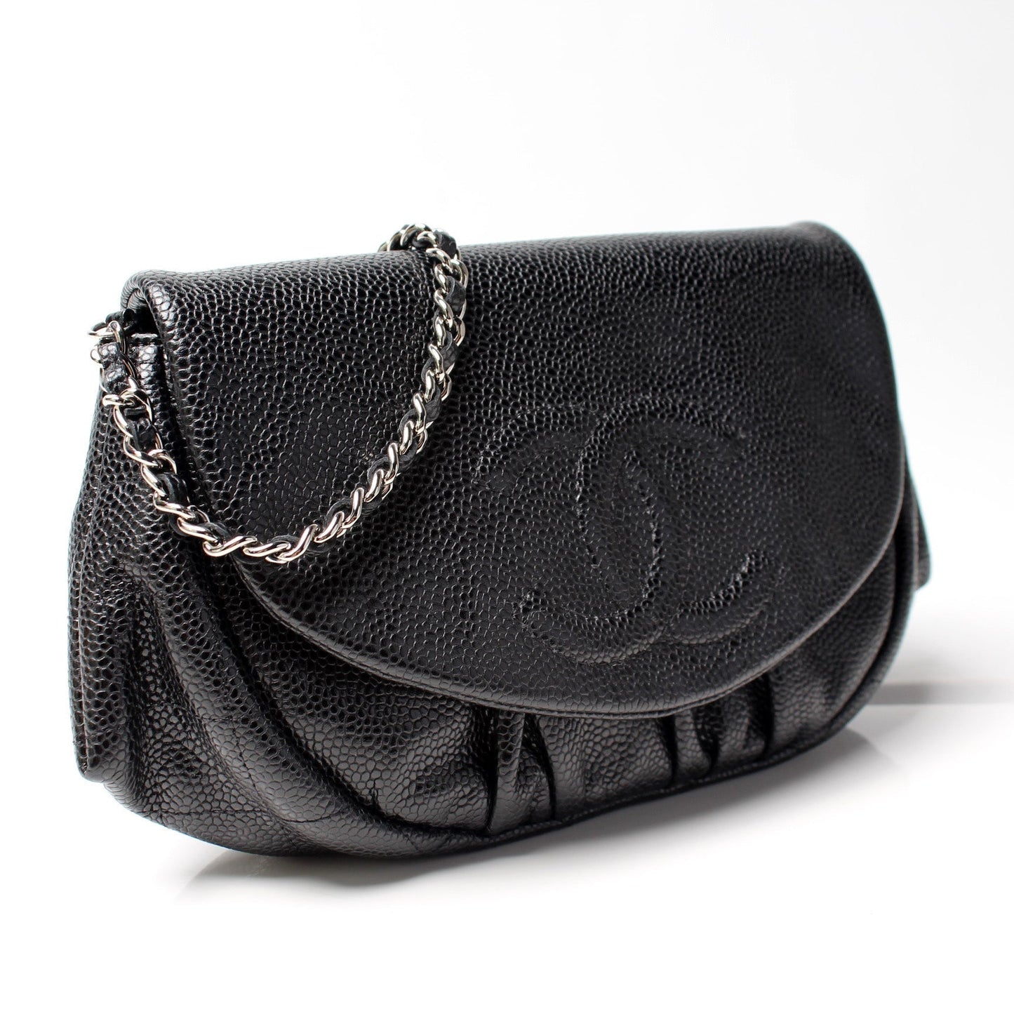 Chanel WOC Half Moon Caviar 18M Clutch Bag