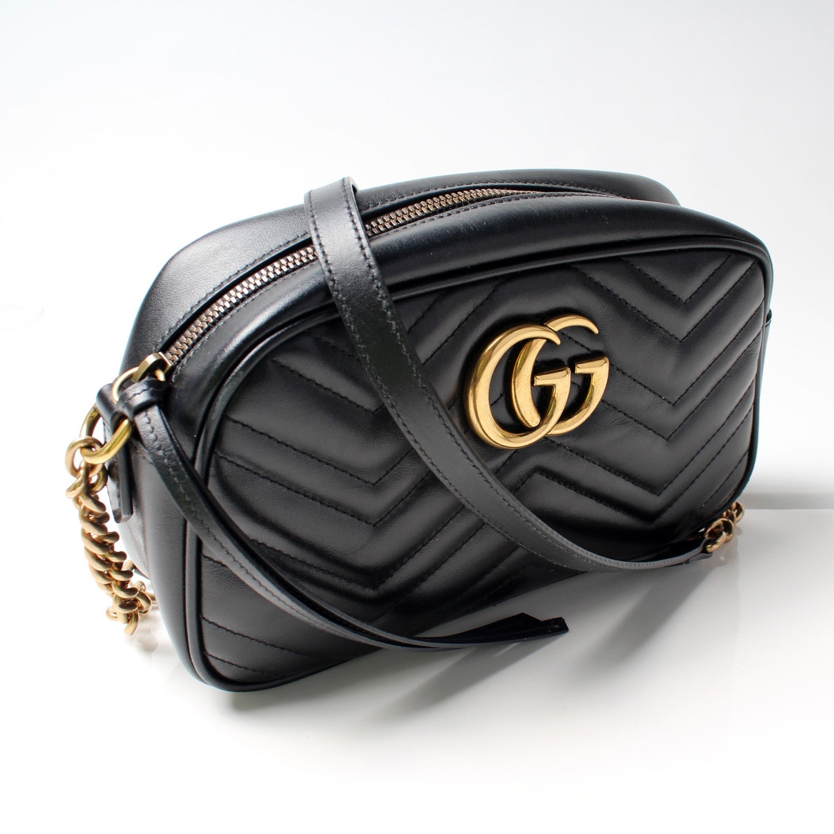 Gucci Marmont Camera Leather Small Crossbody Bag Camera 26