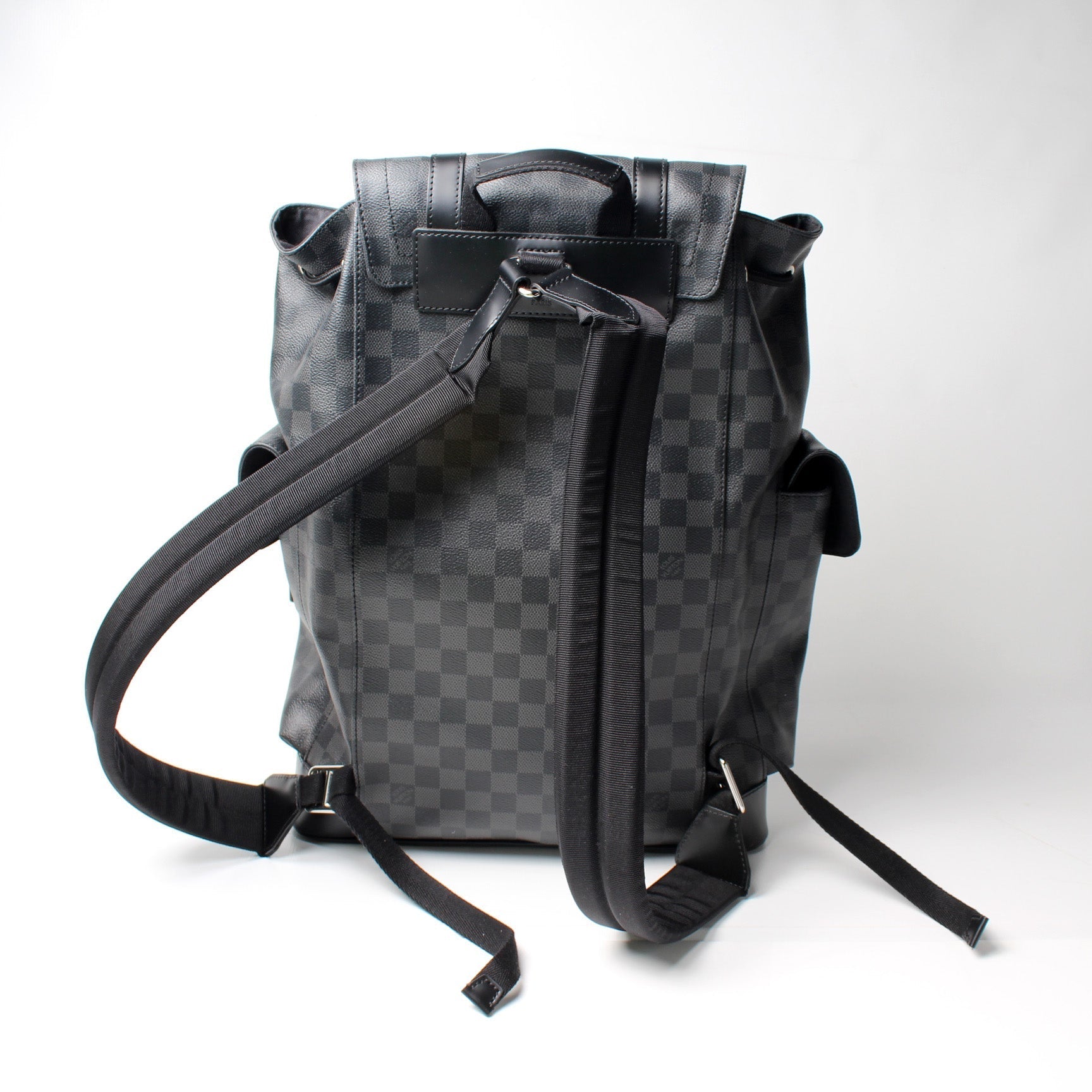 Louis Vuitton Christopher Backpack Graphite Damier