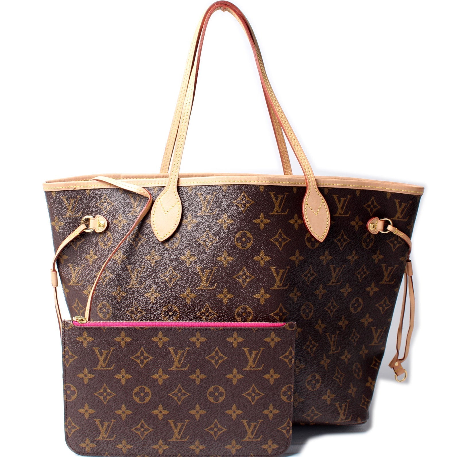 Louis Vuitton Neverfull MM W Monogram Wallet Case Monogram 11