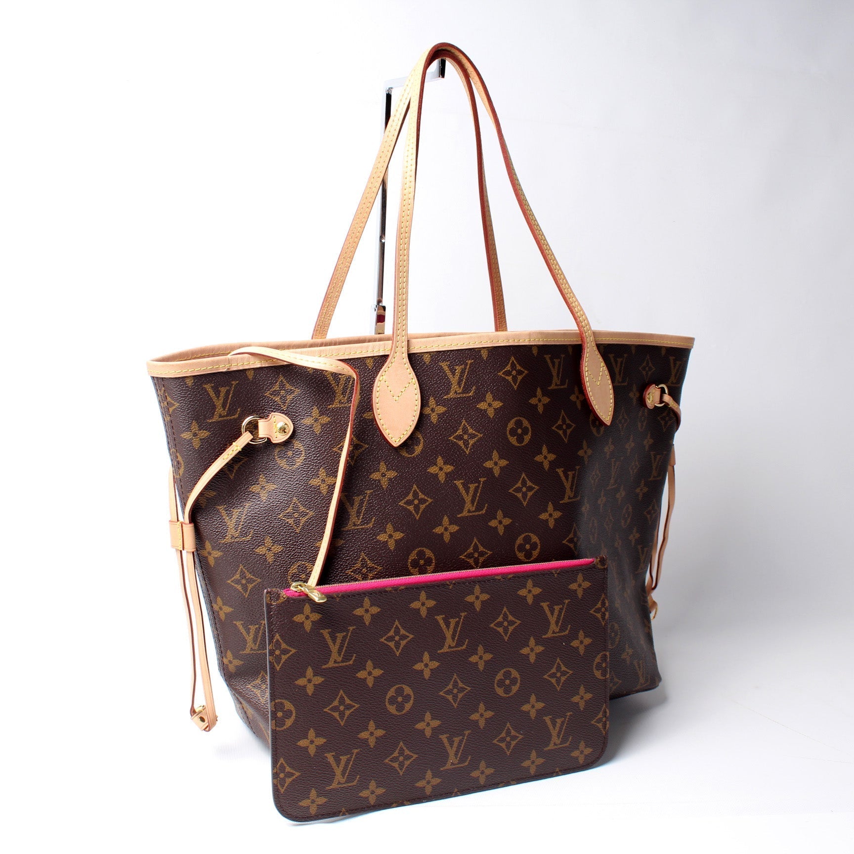 Louis Vuitton Neverfull MM W Monogram Wallet Case Monogram 11