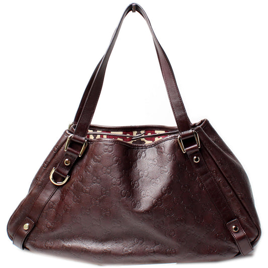 Gucci Abbey Leather Medium Tote Bag
