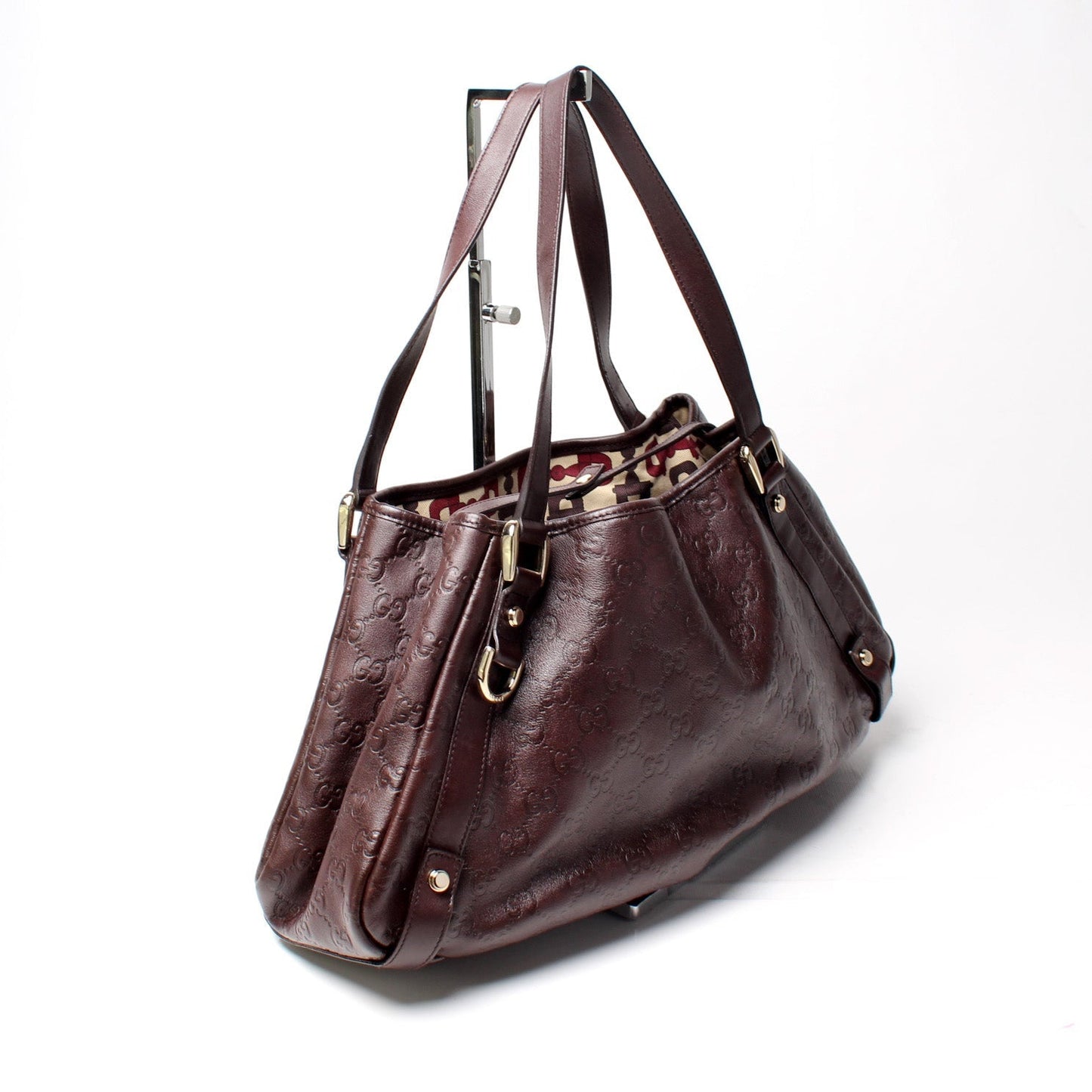Gucci Abbey Leather Medium Tote Bag