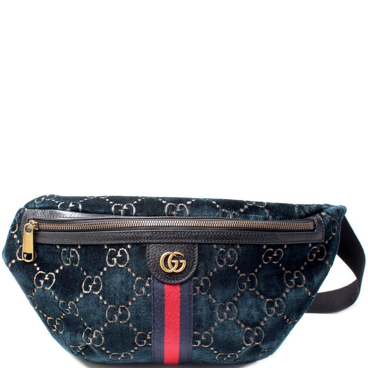 Gucci Velvet Web Waist Travel Bag