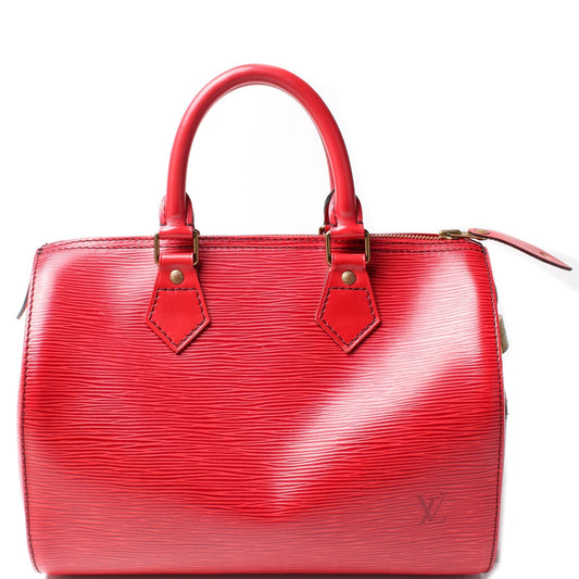 Louis Vuitton Speedy 25 Epi Handbag Epi 8