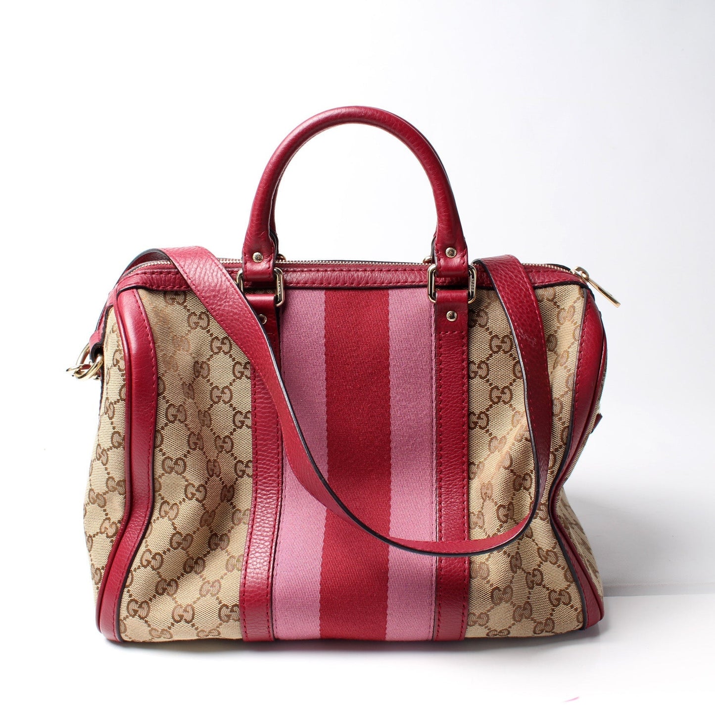 Gucci Boston GG Canvas Travel Bag
