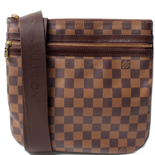 Louis Vuitton Pochette Bosphore Ebene Damier Clutch Bag Ebene 8