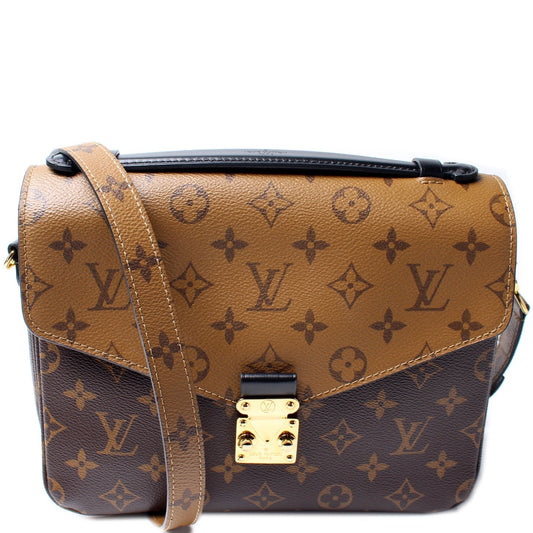 Louis Vuitton Pochette Metis Reverse Monogram Clutch Bag Monogram 7