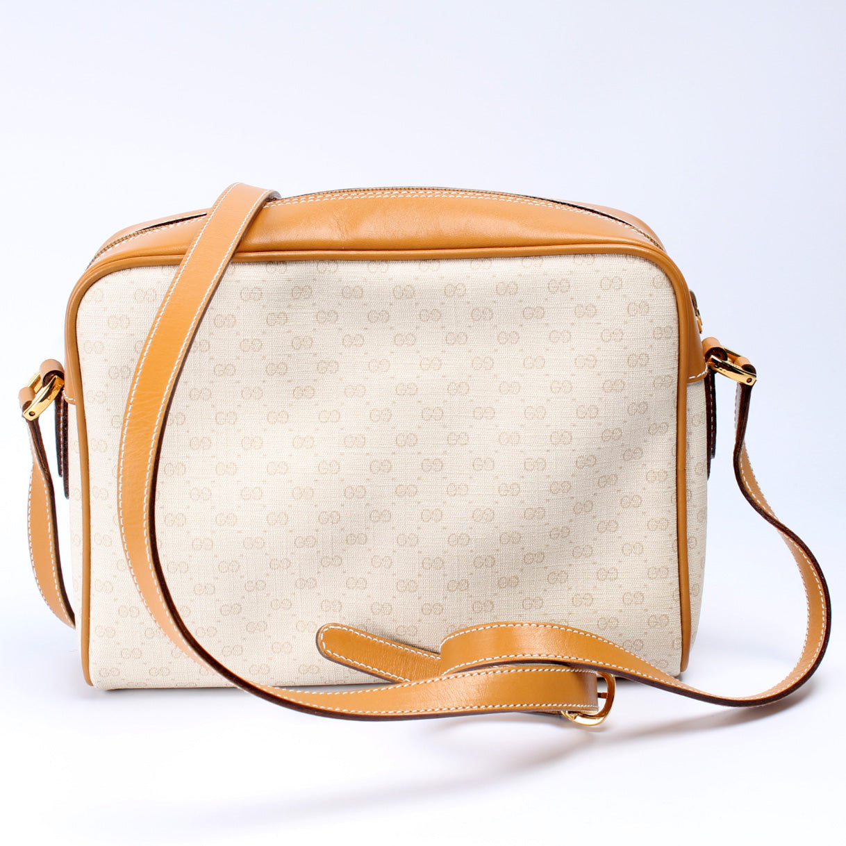 Gucci 001.56. Micro GG Web Canvas Travel Bag