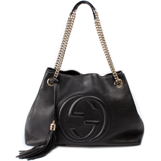 Gucci Soho Leather Medium Shoulder Bag Medium 17