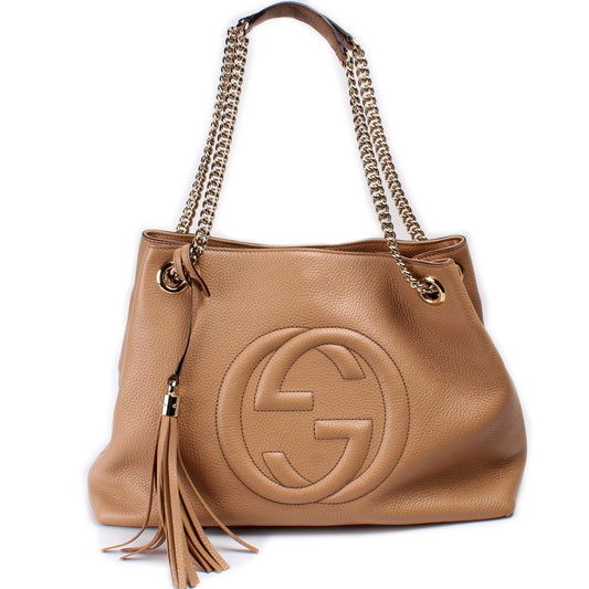 Gucci Soho Leather Medium Shoulder Bag Medium 16