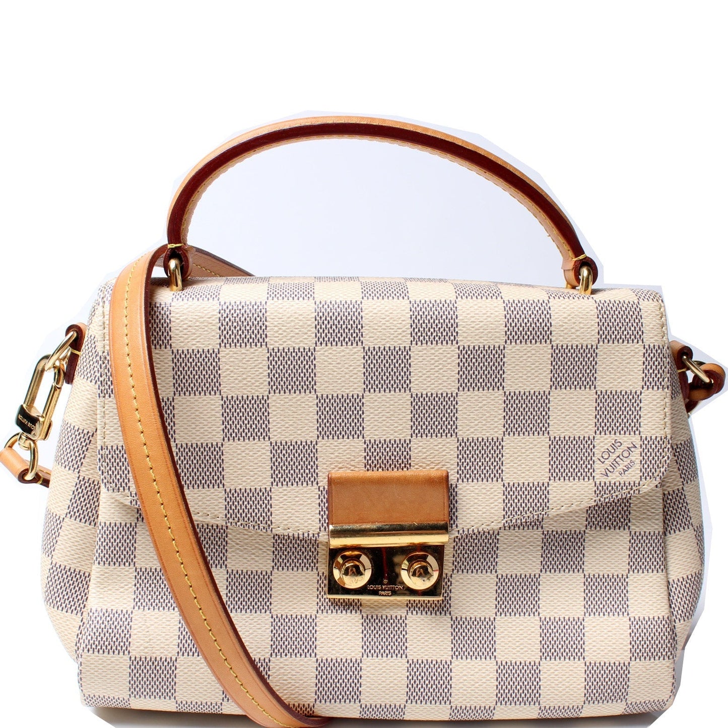 Louis Vuitton Croisette Azur Damier Handbag