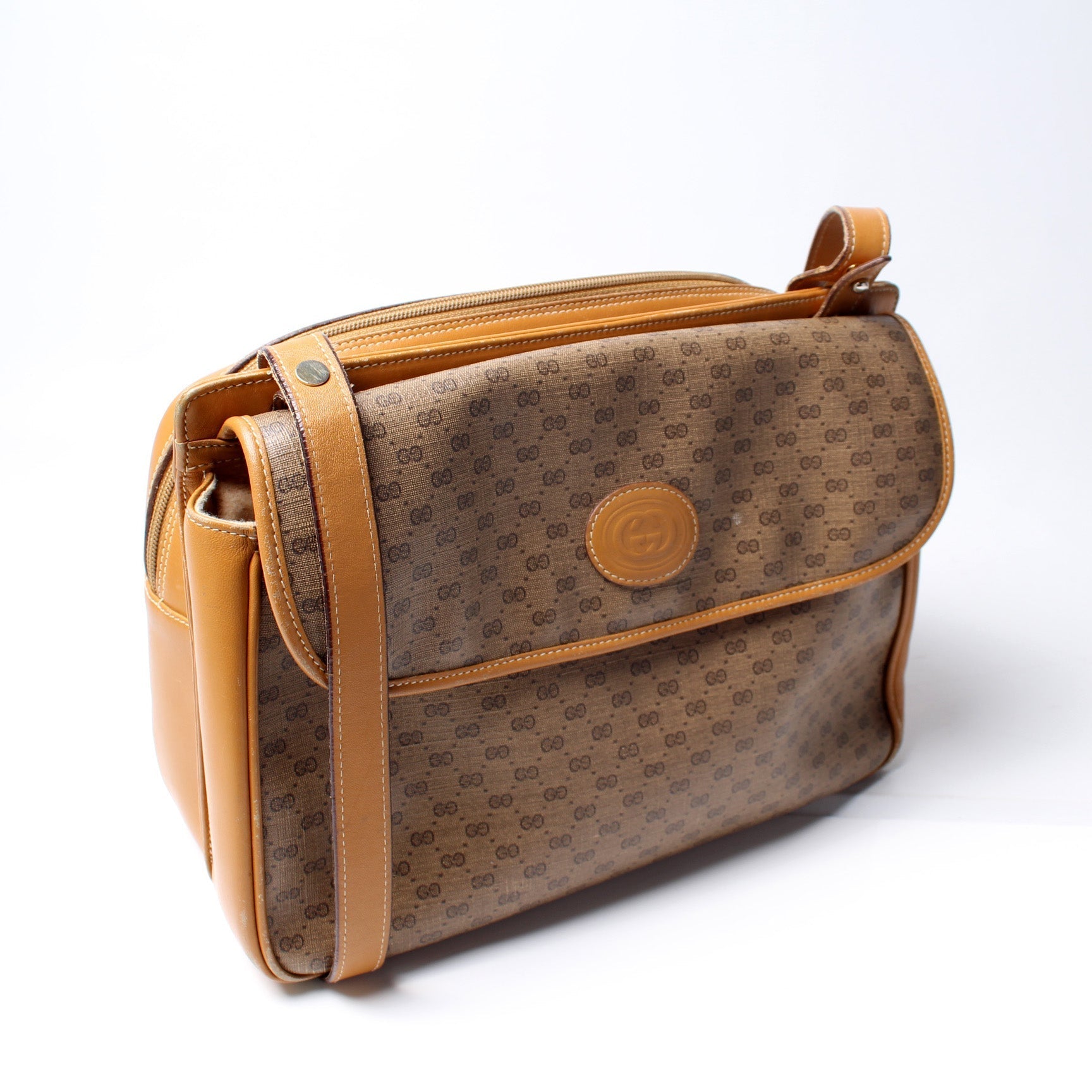 Gucci Micro GG Canvas Shoulder Bag